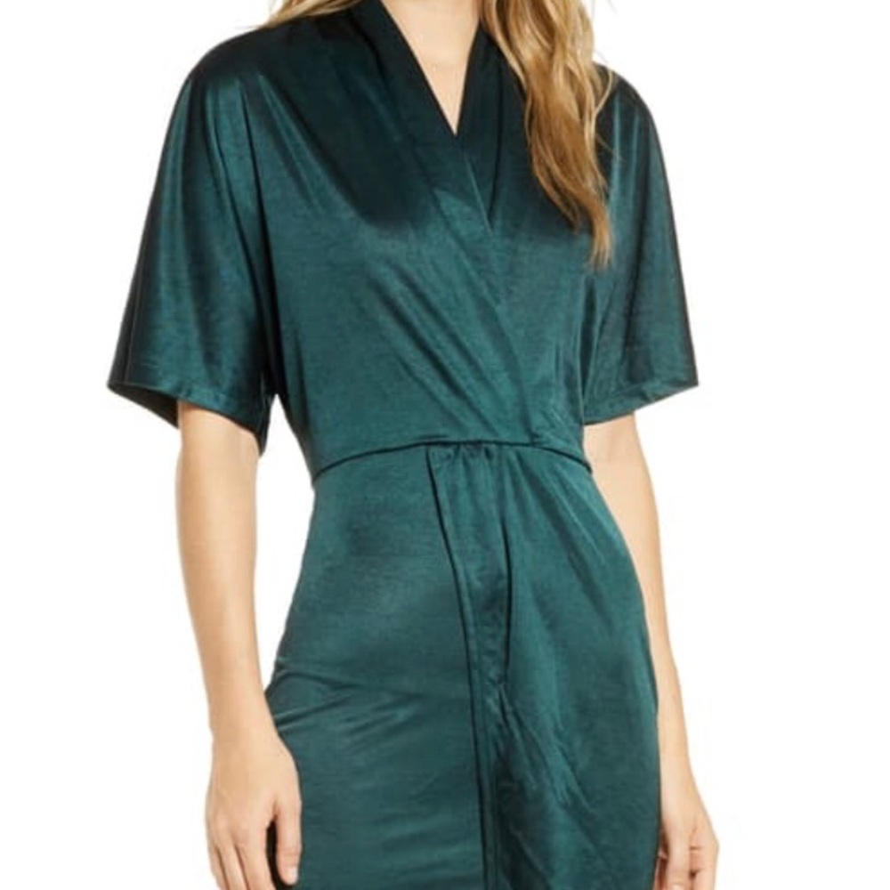 NWT Leota Willow Faux Wrap Dress, Large